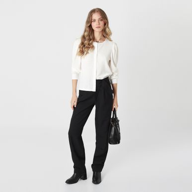 Blusa Cuello Redondo Manga Larga