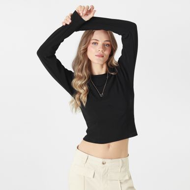 Camiseta Cuello Alto Manga Larga