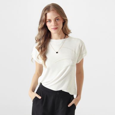 Camiseta Cuello Redondo Manga Sisa
