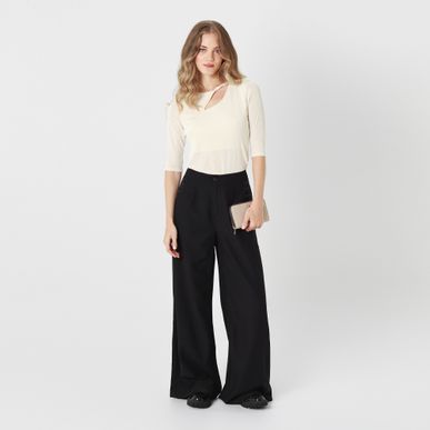 Pantalon Tiro Alto Bota Flare