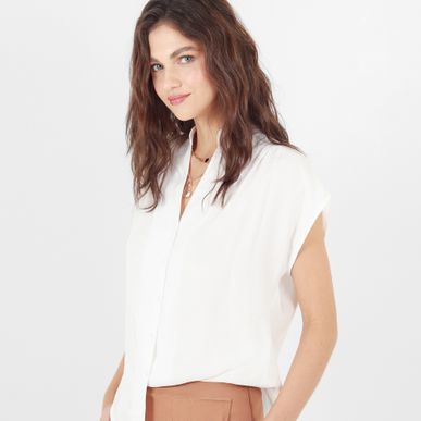 Blusa Cuello Neru Manga Sisa