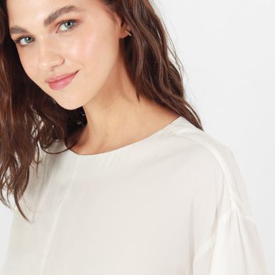 Blusa Cuello Redondo Manga Larga