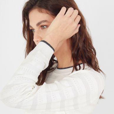 Sweater Cuello Redondo Manga Larga