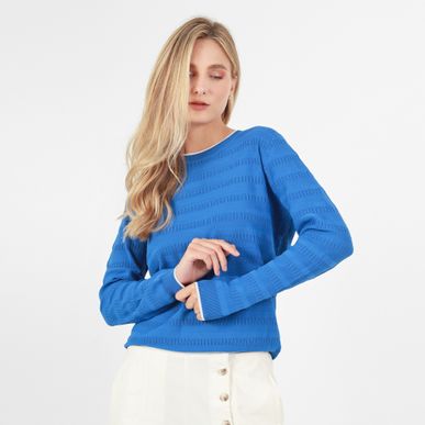 Sweater Cuello Redondo Manga Larga