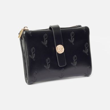 Billetera Pequeña Rosa Negra