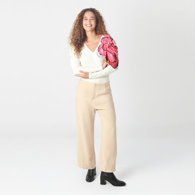 Pantalon Tiro Alto Bota Recto