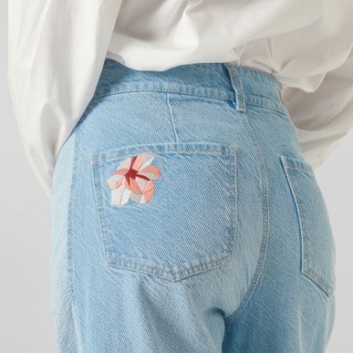 Jean Tiro Alto Bota Flare