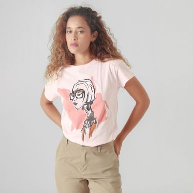 Camiseta Cuello Redondo Manga Corta