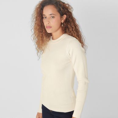 Sweater Cuello Redondodo Manga Larga