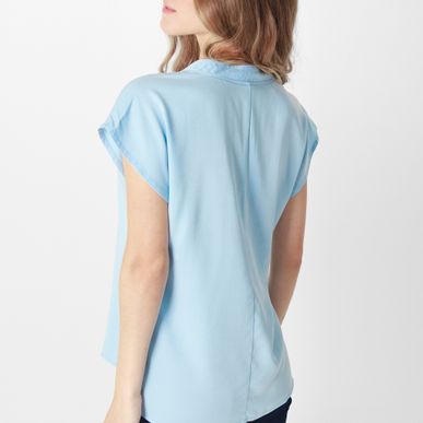 Blusa Cuello Neru Manga Corta