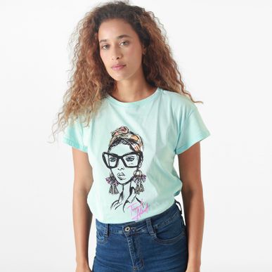 Camiseta Cuello Redondo Manga Corta