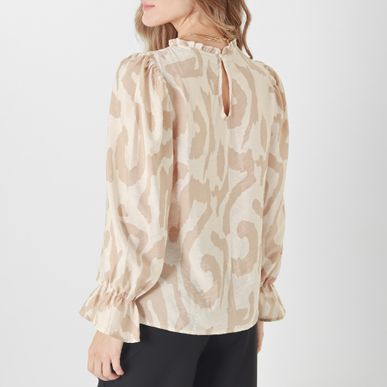 Blusa Cuello Redondo Manga Larga