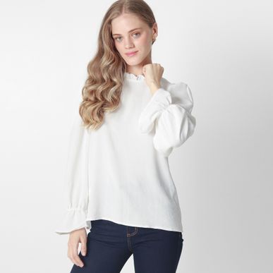 Blusa Cuello Redondo Manga Larga