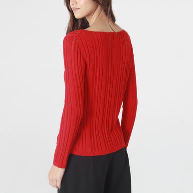 Sweater Cuello Redondo Manga Larga