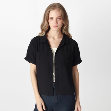 Blusa Cuello Sport Manga Corta