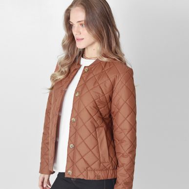 Chaqueta Cuello Alto Manga Larga