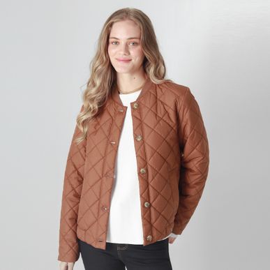 Chaqueta Cuello Alto Manga Larga