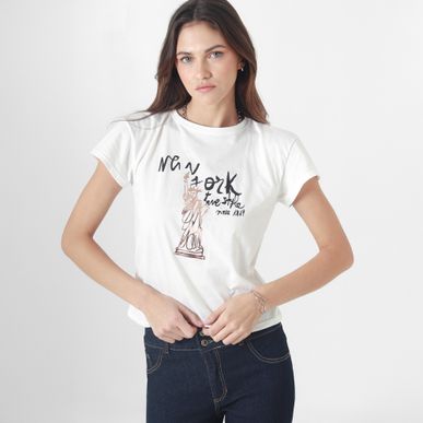 Camiseta Cuello Manga Corta