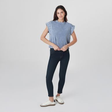 Jean Tiro Medio Bota Skinny