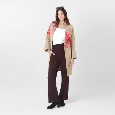 Chaqueta Cuello Solapa Manga Larga