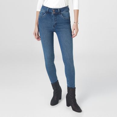 Jean Tiro Medio Bota Skinny