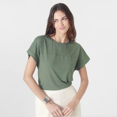 Camiseta Cuello Redondo Manga Corta