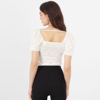 Camiseta Cuello U Manga Corta