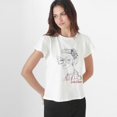 Camiseta Cuello Redondo Manga Corta