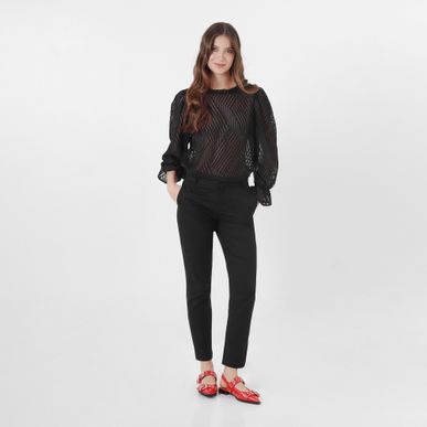 Pantalon Tiro Alto Bota Recta