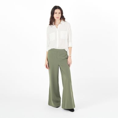 Pantalon Tiro Alto Bota Flare