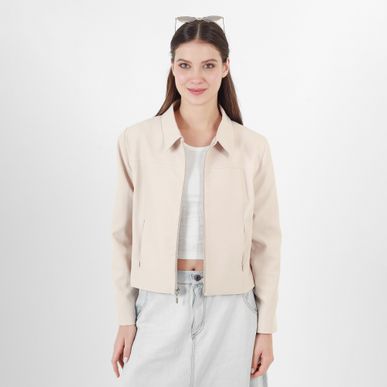 Chaqueta Cuello Camisero Delgada