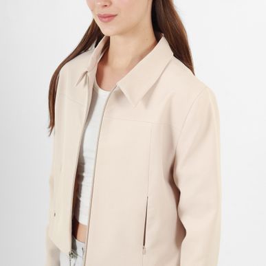 Chaqueta Cuello Camisero Delgada
