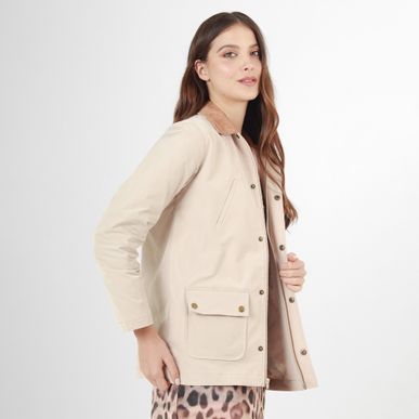 Chaqueta Cuello Camisero Manga Larga