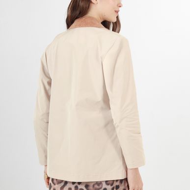 Chaqueta Cuello Camisero Manga Larga