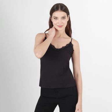 Blusa Cuello V Manga Tiras