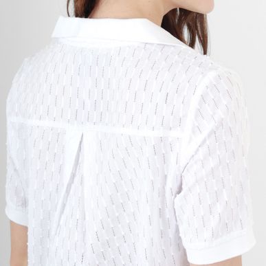 Blusa Cuello Sport Manga Corta