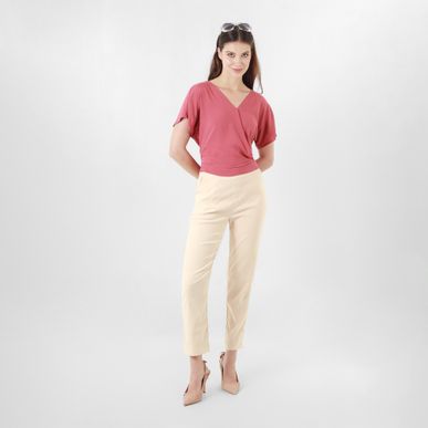 Pantalon Tiro Medio Bota Recta
