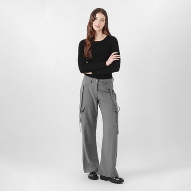 Pantalon Tiro Alto Bota Recta