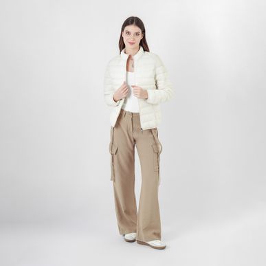 Chaqueta Cuello Alto Manga Larga