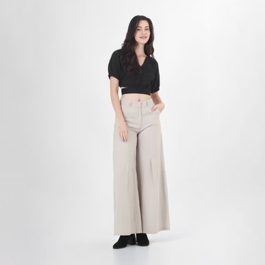 Blusa Cuello V Manga Corta