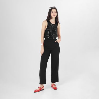 Pantalon Tiro Medio Bota Recta