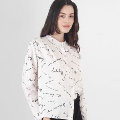 Blusa Cuello Neru Manga Larga