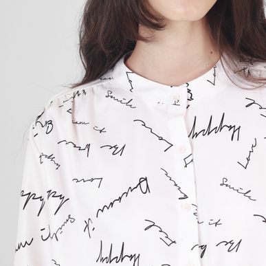 Blusa Cuello Neru Manga Larga