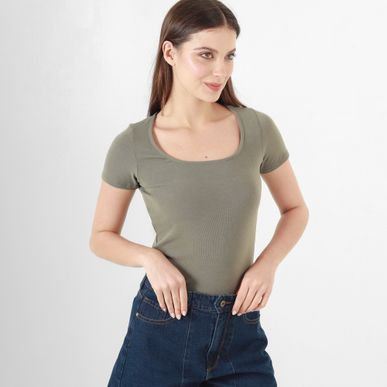 Camiseta Cuello Redondo Manga Corta