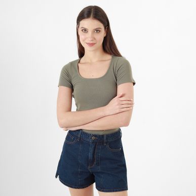 Camiseta Cuello Redondo Manga Corta