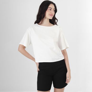 Camiseta Cuello Redondo Manga Corta