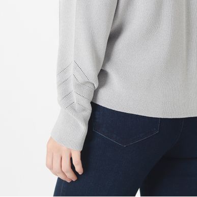 Sweater Cuello Redondo Manga Larga