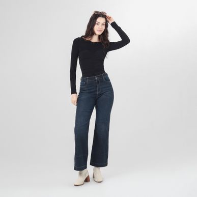 Jean Tiro Alto Bota Flare