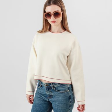 Sweater Cuello Redondo Manga Larga