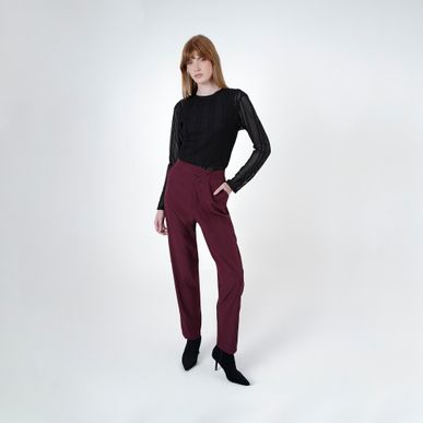Pantalon Tiro Alto Bota Recta